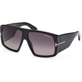 Tom Ford RAVEN FT 1036 Shiny Black/Dark Grey Shaded 60/12/135 unisex Sunglasses
