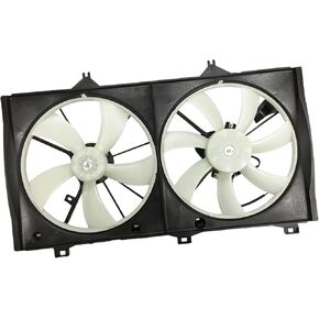 PartsFlow Radiator Cooling Fan Assembly for 2007 2008 2009 Toyota Camry Black 621-014