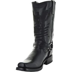 Soto Boots Men's Leather Harness Boots H50021
