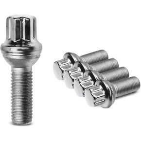 A-Premium 5pcs M14-1.5 عجلات تتوافق مع مرسيدس-بنز C180 C230 C230 C300 C350 E280 E300 E320 E350 E500 C63/E55/E63 AMG S350 S430 S430