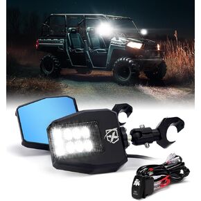 Xprite UTV العرض الجانبي للمرايا ، الألومنيوم الثقيل مع مصابيح LED SPOT LIGH in Saudi Arabia