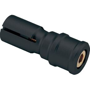 BikeMaster Bar End Adaptor for Clamp-On Mirror, Black