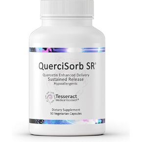 Tesseract Medical Research Quercisorb QR QR Support ، Quercetin Quick Quicer ، يدعم الوظيفة المناعية والصحة العامة* hypoallergenic ، 400 ملغ ، 90 كبسولة
