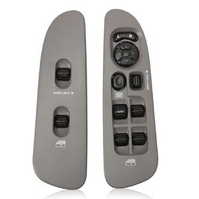 56049805AB 5HZ72XDVAA Window Switch with Bezel Driver & Passenger Side Compatible with 2002-2009 Dodge Ram 1500 2500 3500, 2001-2004 Dakota,2001-2003 Durango, 2005-2009 Sprinter 2500 Control Button