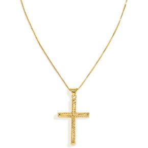 JTV Sterling Silver Diamond-Cut Cross Necklace-سلسلة رابط صندوق 18 بوصة ، مجوهرات مسيحية أنيقة
