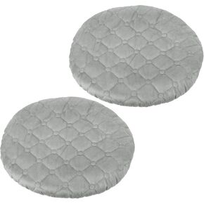 PATIKIL Stool Covers Round, Elastic Bar Stool Covers Washable Stool Cushion Slipcover Stretchy Bar Chair Seat Cover for 10-13 Inch Chair, Pink