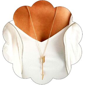 Yalice Boho Long Netlace Stain Stain Strrow Netlaces Arrowhead Drop Drop Sweater Jewelry for Women (Gold)
