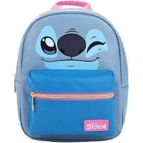 Disney's Stitch Character Face 11.5" Youth Mini Backpack