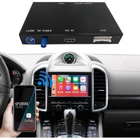 طريق Road Top Wireless Carplay Android Auto لـ Porsche مع PCM 3.1 ، ل Panamera/Macan/Cayenne/Boxster/911/Cayman 2010-2016 ، فك تشفير مجموعة Carplay Retrofit ، دعم Mirrorlink ، الكاميرا العكسية