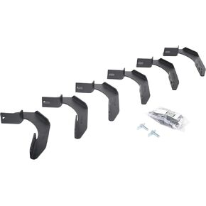 Go Rhino RB10 / RB20 Brackets | الفولاذ الطري ، سوداء سوداء | 6941265 | يناسب 2004 - 2014 Ford F -150 Super Crew Pickup
