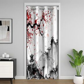 Feelyou Cherry Blossoms Starkwway Starta Privacy 1 لوحة ، 34 "x80" Kids Yearbank Type 30 ٪ -50 -50 ٪ تعتيم معزول للستائر الحرارية للسيارة المنزل ستارة ساكورا.