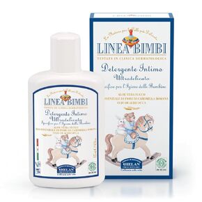 Helan Linea Bimbi Bio-Feminine Wash for Girls with Aloe Vera, Apricot & Chamomile Essential Oils-Microbiologically Tested Intimate Wash and Gentle Baby Intimate Cleanser-Made in Italy, 125ml 4.2 fl oz