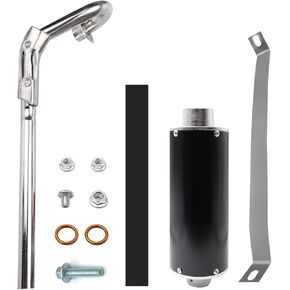 Motorcycle Exhaust High Performance Slip On Exhaust Motorcycle Muffler Accessories for Honda CRF50 XR50 CRF50F Chinese 70cc 110cc 125cc SSR SR110 Roketa Taotao Coolster Pit Dirt Bike