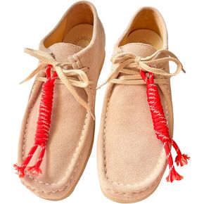 سحر الديكور للأحذية لكلاركس ، سحر حبل حبل لأحذية أحذية القوارب ، وملحقات الحبل المضفر المنسوجة يدويًا لـ Wallabee! لا حذاء in Kuwait