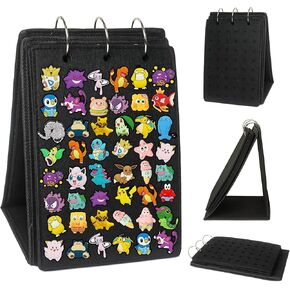حامل عرض سحر أحذية KLMNOP ، Felt Shoe Charm منظم مع 240 فتحة ، حامل سحر الأحذية لعرض السحر