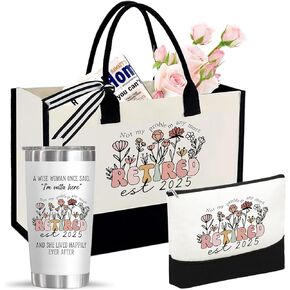 Physkoa Retirement Gifts for Women2025–Funny Retirement Gift for Retiring Boss/Coworker/Teacher/Nurse/Mom/Aunt