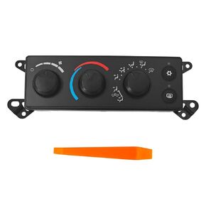 P55057079AB Climate Control Module HVAC A/C Air Conditioning Heater Control Switch Panel Fits for 2008-2011 Dodge Dakota & Ram 3500 2500 1500# 55057079AB 55057079AA
