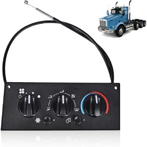 Kenworth A/C Air and Heater Contracting Switch لوحة 599-5511 استبدال وحدة التحكم في المناخ الثقيلة لعام 2002 2003 2004 2005 2006 Kenworth C500 T300 T600A T800 W900 استبدال# F21-1007-1