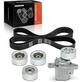 A-Premium Engine Serpentine Belt Drive Kit Compatible with Toyota Tacoma 2016-2023 - DOHC 3.5L