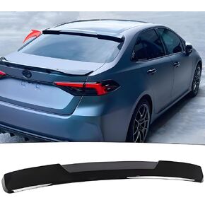 WINDOW WINDOW SOPPLER SPOILER SPOPATOR WIND متوافق مع Toyota Corolla Sedan L/LE/SE/XLE/XSE 2020 2021 2022 2023 2024 2025 إكسسوارات الشفاه العليا الجناح (الأسود اللامع)