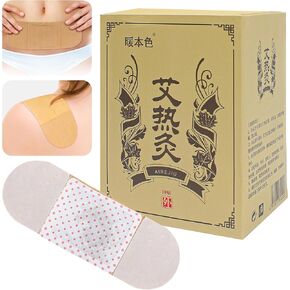 رقعة Moxibustion 10pcs ، رقعة ساخنة مع رائحة mugwort الطبيعية ، مستخلص الخشب الخشبي للتسخين الذاتي لتعزيز الدورة الدموية ، والكتفين أرجل الرحم الباردة ، وتهدئ مفاصل الجسم