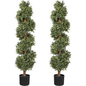 Artificial Topiaries - Outdoor Topiary Trees for Porch & Garden Decor - Faux Topiaries & Fake Topiary Tree - Artificial Outdoor Trees Collection