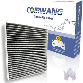 CF12552 Cabin Air Filter with Activated Carbon Compatible with Nissan Altima/Pathfinder/Rogue/Sentra, Infiniti QX50/QX55/QX60, Renault Captur/Cilo/Logan/Sandero - Replaces 27277-6CA0A