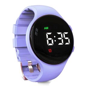 Vibrating Alarm Reminder Watch Silent Wake Up Watch - with Multi Alarms and Lock (Black)