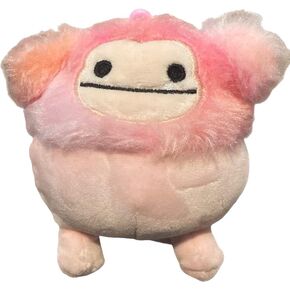 Squishmallow الرسمي Kellytoy 3.5 بوصة مقطع على كيس مفتاح حقيبة الظهر مقاطع الظهر Squishy لينة لعبة الحيوانات (Caparinne بيغ فوت)