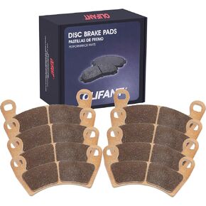 Front and Rear Brake Pads For Polaris RZR 1000 XP 2014-2023/RZR 1000 XP 4 2014-2023/Ranger Crew 570 Fullsize 2015-2023/Ranger Crew 900 2013-2019/ Ranger 700 800 1000 Sintered Copper Brake Pads