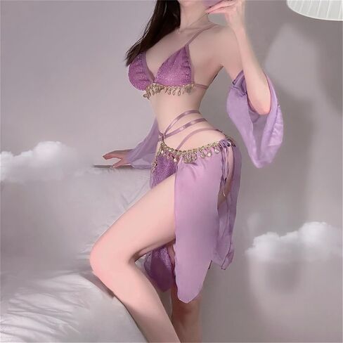 SINROYEE Women Sexy Cosplay Lingeries Anime Maid Dress Halloween Chinaese Classical Cosplay Princess Dancer Outfit in Saudi Arabia