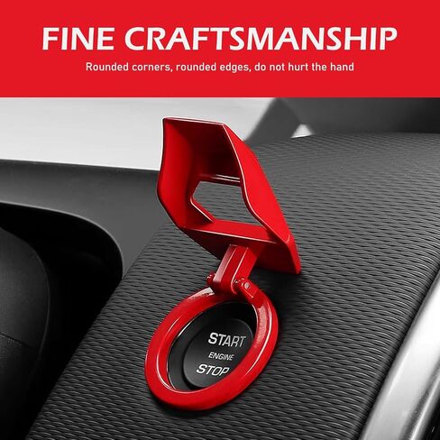 Push Start Button Cover, Zinc Alloy Car Engine Start Stop Button Cover Protector, Motorcycle Ignition Key Switch Cover, DIY Car Interior Decor, Universal for SUV Sedan Motorcycle(Carbon Fiber) in Saudi Arabia