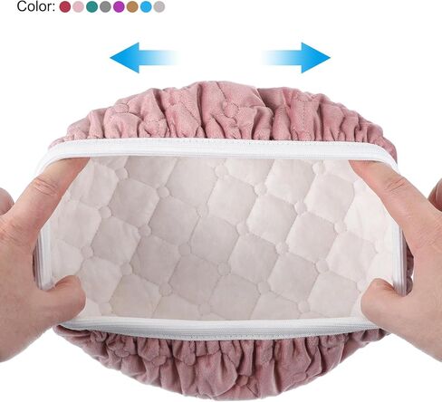 أغطية البراز البارز الدائرية ، مقعد البراز المرن البراز مرنة Cushion Cushion Slippercover غطاء المقعد كرسي كرسي 10-13 بوصة ، وردي in Kuwait