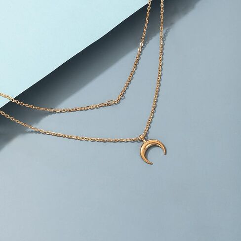Gold Charm Necklace For Women Star Pearl Charms Pendant Neckalces Dainty 14K Gold Plated Summer Beach Ocean Jewelry Gifts in Kuwait