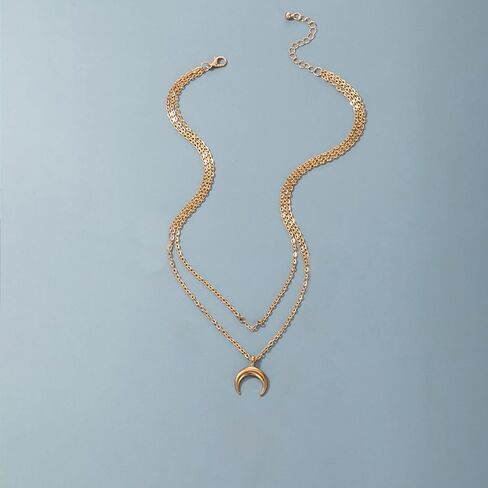 Gold Charm Necklace For Women Star Pearl Charms Pendant Neckalces Dainty 14K Gold Plated Summer Beach Ocean Jewelry Gifts in Kuwait