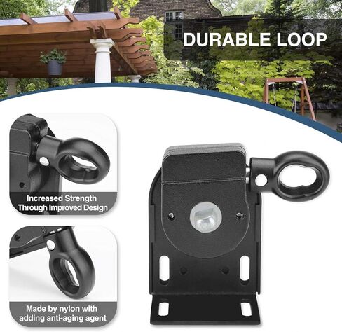 Shade Replacement Parts,Cordless Crank Kit,Roller Shade Mounting Brackets,for Coolaroo Exterior Sun Shades, Outdoor Blinds(Brown,1 Pair) in Kuwait