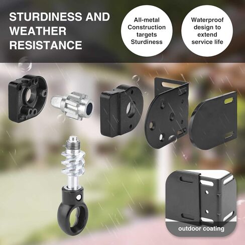 Shade Replacement Parts,Cordless Crank Kit,Roller Shade Mounting Brackets,for Coolaroo Exterior Sun Shades, Outdoor Blinds(Brown,1 Pair) in Kuwait