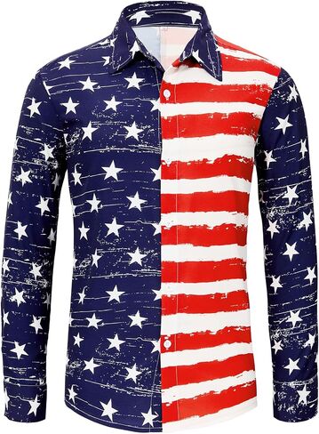 Zando Mens 70s Disco Shirt Retro Casual Button Down Disco Outfit Men Floral Vintage Long Sleeve Hip Hop Party Costumes Shirt in Saudi Arabia