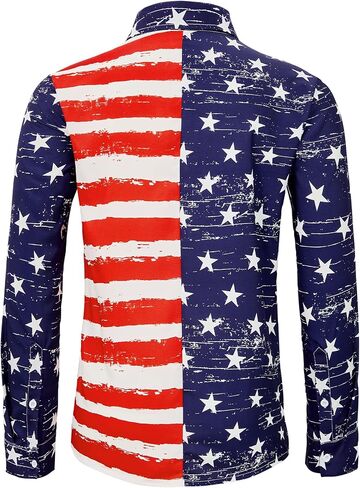 Zando Mens 70s Disco Shirt Retro Casual Button Down Disco Outfit Men Floral Vintage Long Sleeve Hip Hop Party Costumes Shirt in Saudi Arabia