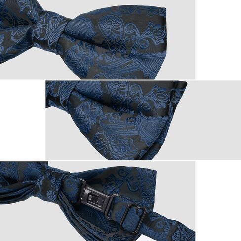 Bow Tie for Men Pre Tied Bowtie Classic Fashion Bow Tie Adjustable Neck Bowtie for Men Wedding Party in Saudi Arabia