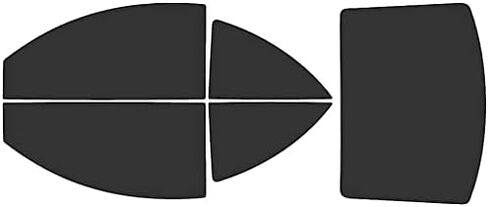 مجموعة Tint Window Window Rvinyl متوافقة مع فولكس واجن بيتل 1998-2010 (كوبيه) - طقم مسبق كامل - 20 ٪ in Kuwait