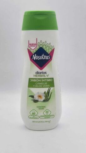 Nosotras Diarios - Saba | (صابون حميم) نضارة حساسة منظف femenine ph | jabon intimo mujer de uso diario prevenir flujo y malos olores 6.76 oz - 200 ml (Rosewater | Agua de Rosas) in Kuwait