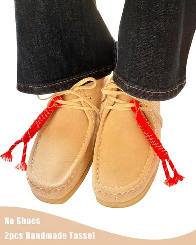 سحر الديكور للأحذية لكلاركس ، سحر حبل حبل لأحذية أحذية القوارب ، وملحقات الحبل المضفر المنسوجة يدويًا لـ Wallabee! لا حذاء in Kuwait