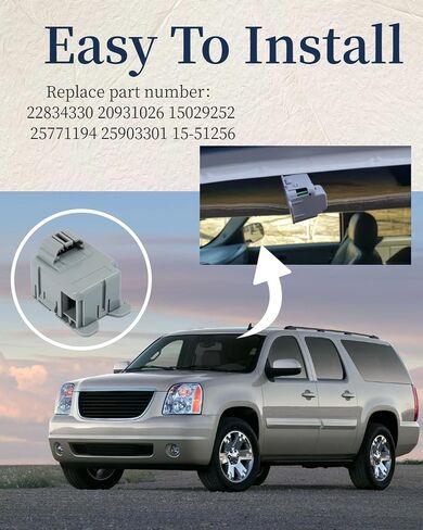 22834330 Cabin Air Temperature Sensor Aspirator Fit for Chevrolet Avalanche Silverado for 2002-2014 Cadillac Escalade for GMC Sierra Yukon 20931026 in Saudi Arabia