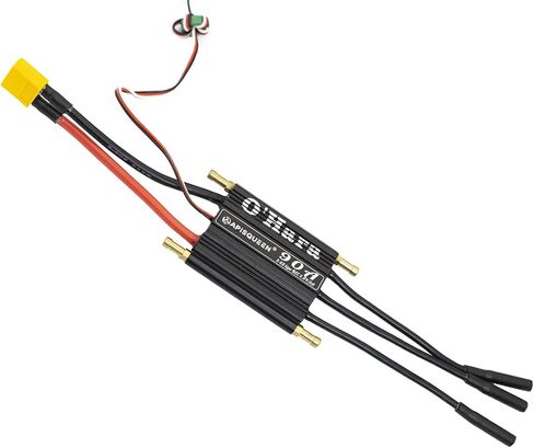 O'Hara 120A 2-6S LiPo ESC Waterproof Brushless Electronic Speed Controller with BEC and XT90 6.0mm Banana Head Connector for RC Boats Model Ship in Kuwait