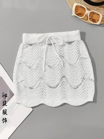 SHERRYDC WIND CROCHET BEACH SKIRT SWIN in Kuwait