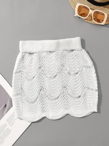 SHERRYDC WIND CROCHET BEACH SKIRT SWIN in Kuwait