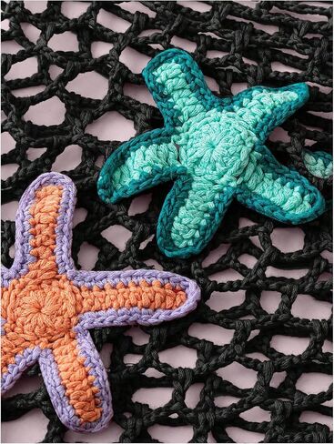 Verdusa Women's Starfish Hollow Out Crochet Beach Cover Up Skirt Asymmetrical Sheer Wrap Skirt in Saudi Arabia