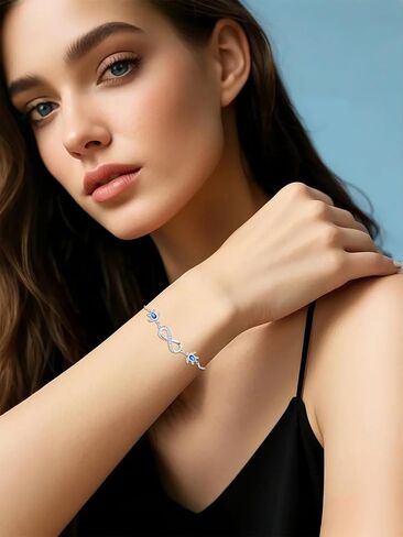 Dorunmo Turtle/Wave/Starfish/Butterfly/Hummingbird/Cardinal Bracelet 925 Sterling Silver Infinity Ankle Bracelets for Women Jewelry for Wife Girlfriend Mom Her in Saudi Arabia