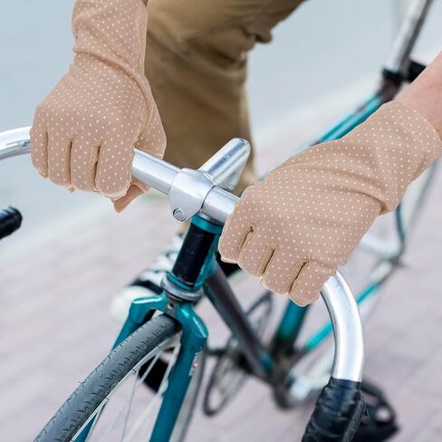 Fingerless Sun Protection Gloves, Sun Gloves UV Protection Glove for Women Girls Driving Cycling Summer in Saudi Arabia